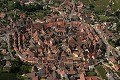  vue aérienne, éguisheim, village fortifié, rempart, vignoble alsacien, haut-rhin, alsace 