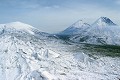  volcan, chaîne volcanique Klyuchevskoy, kamtchatka, russie 